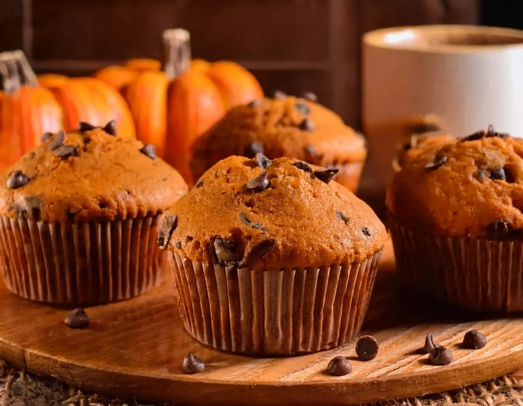 Moist and Fluffy Pumpkin Chocolate Chip Muffins – Perfect Fall Treat